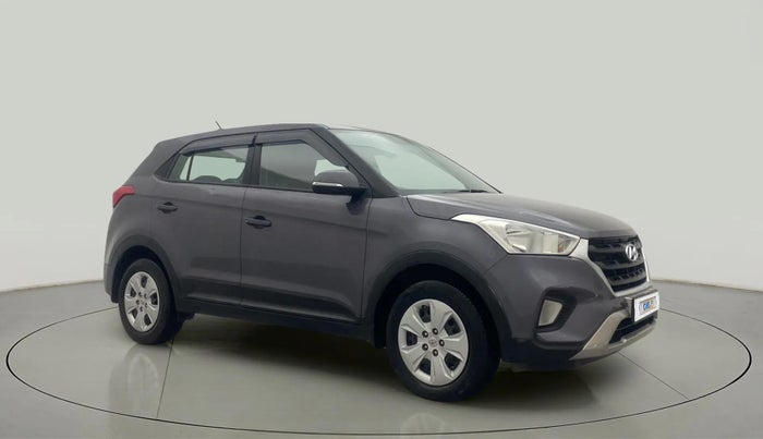 2018 Hyundai Creta E PLUS 1.6 PETROL, Petrol, Manual, 56,885 km, Right Front Diagonal