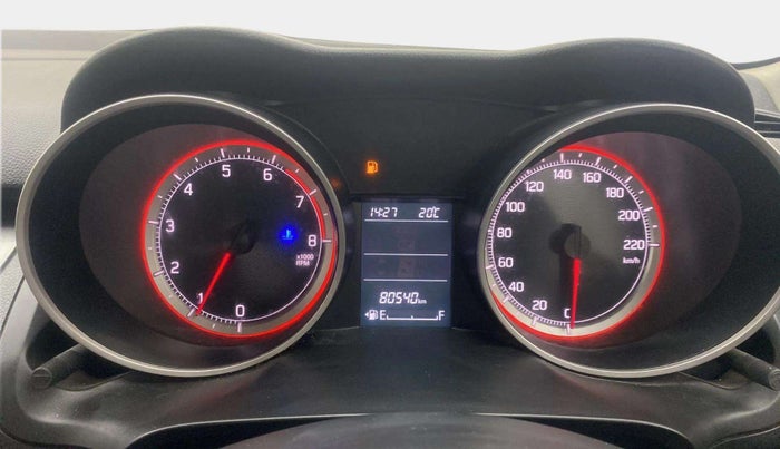 2018 Maruti Swift ZXI PLUS, Petrol, Manual, 80,521 km, Odometer Image