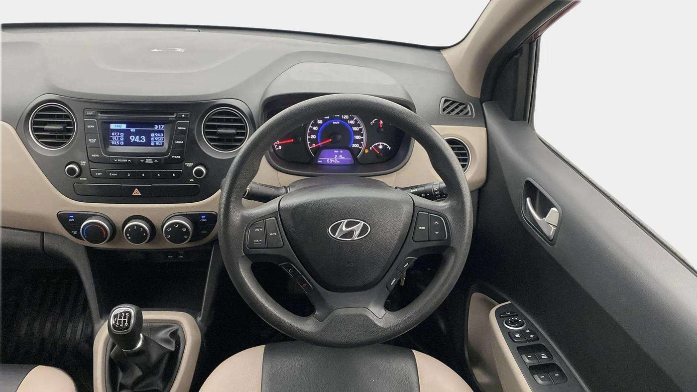 2016 Hyundai Grand i10 SPORTZ 1.2 KAPPA VTVT, Petrol, Manual, 6,411 km, Steering Wheel Close Up