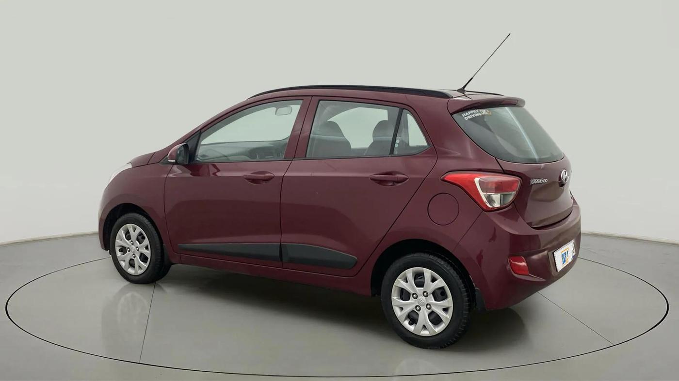 2016 Hyundai Grand i10 SPORTZ 1.2 KAPPA VTVT, Petrol, Manual, 6,411 km, Left Back Diagonal