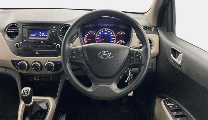 2016 Hyundai Grand i10 SPORTZ 1.2 KAPPA VTVT, Petrol, Manual, 60,424 km, Steering Wheel Close Up