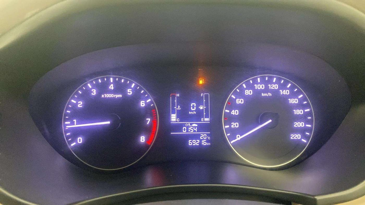 2017 Hyundai Elite i20 SPORTZ 1.2, Petrol, Manual, 69,539 km, Odometer Image