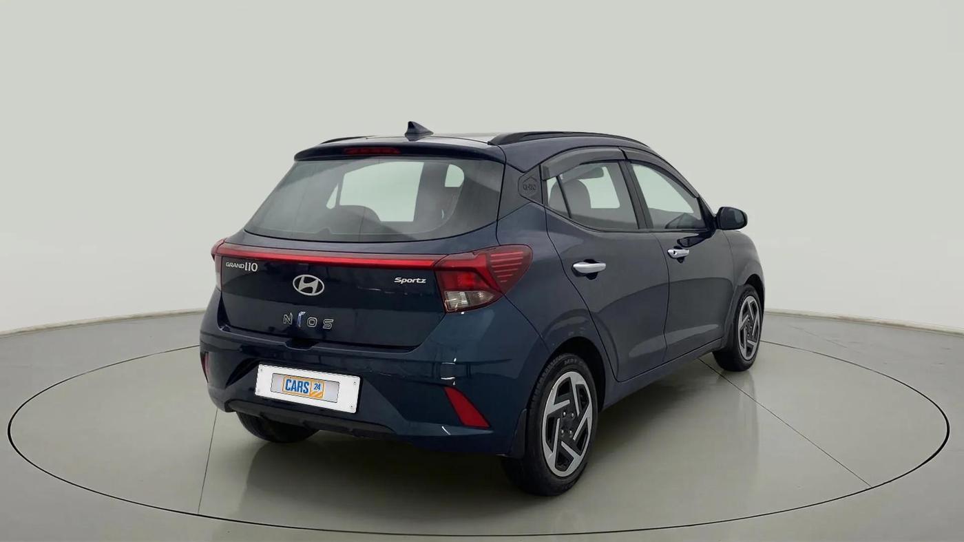 2023 Hyundai GRAND I10 NIOS SPORTZ 1.2 KAPPA VTVT, Petrol, Manual, 45,866 km, Right Back Diagonal