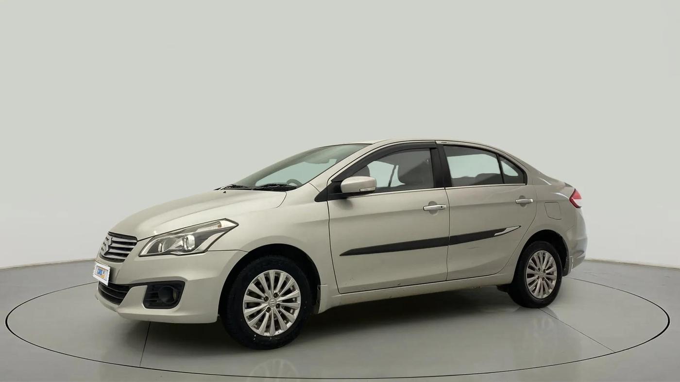 2017 Maruti Ciaz ZETA 1.4  MT PETROL, Petrol, Manual, 77,288 km, Left Front Diagonal