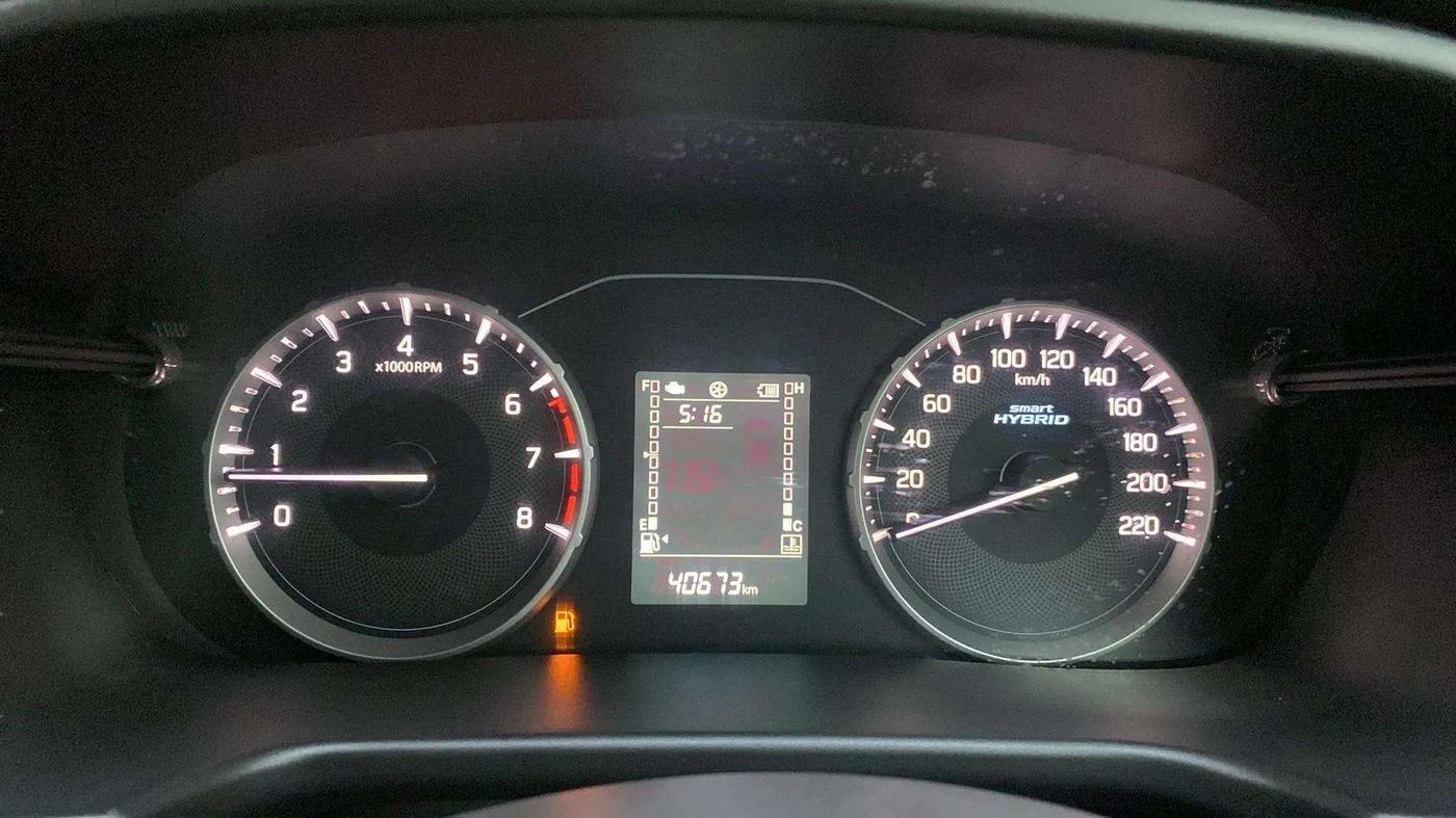 2022 Maruti BREZZA LXI SMART HYBRID, Petrol, Manual, 40,934 km, Odometer Image