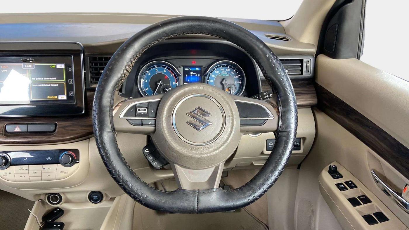 2020 Maruti Ertiga ZXI+ SHVS, Petrol, Manual, 39,265 km, Steering Wheel Close Up
