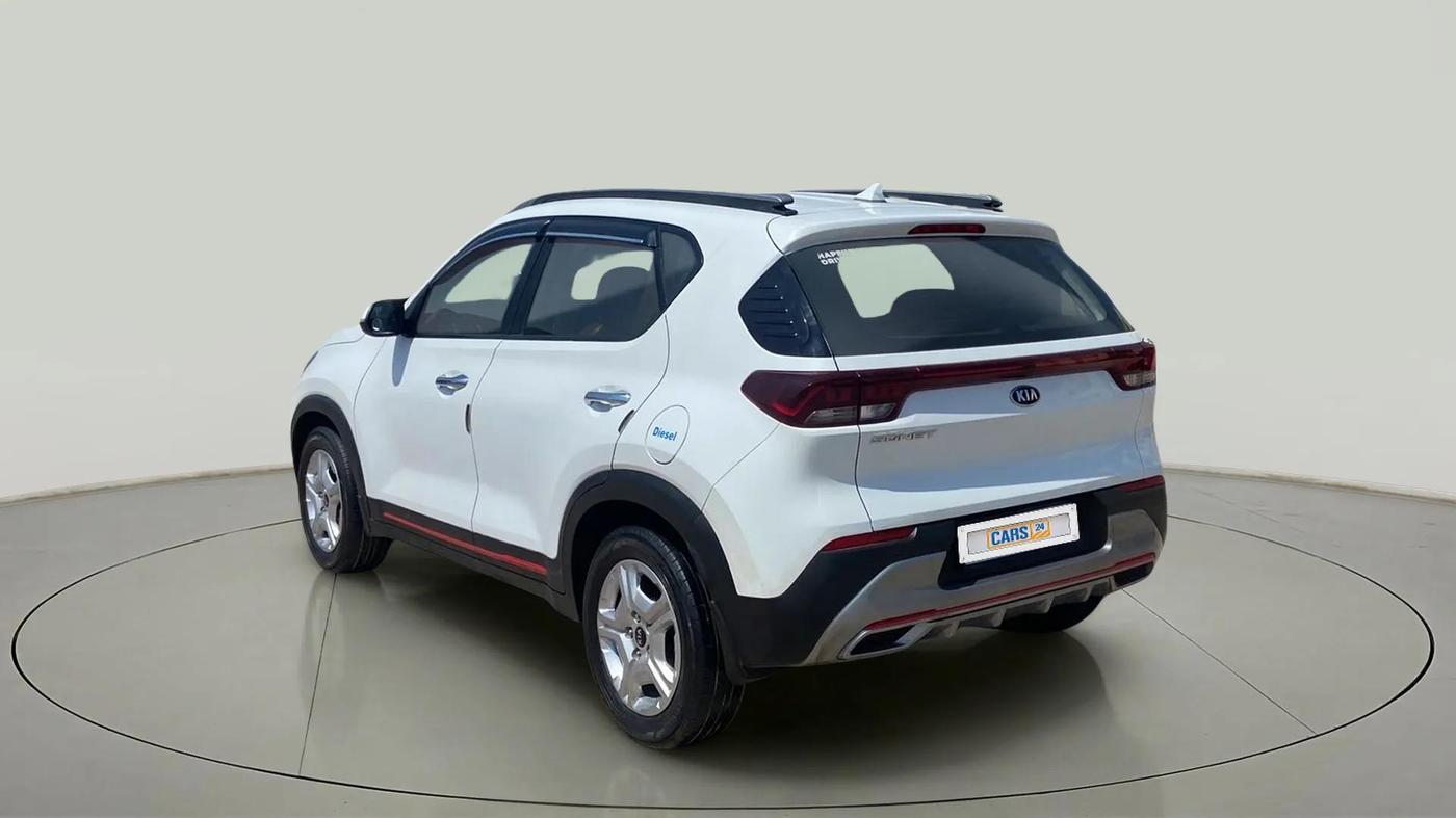 2021 KIA SONET HTX 1.5, Diesel, Manual, 54,116 km, Left Back Diagonal