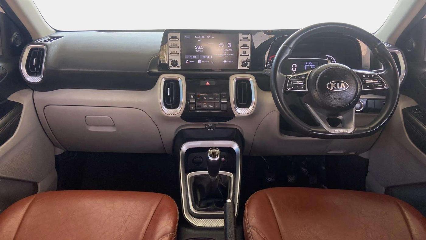 2021 KIA SONET HTX 1.5, Diesel, Manual, 54,116 km, Dashboard