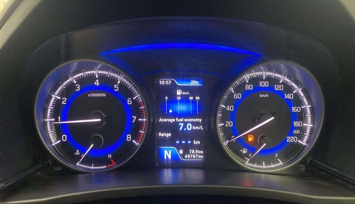 2017 Maruti Baleno ZETA CVT PETROL 1.2, Petrol, Automatic, 49,720 km, Odometer Image