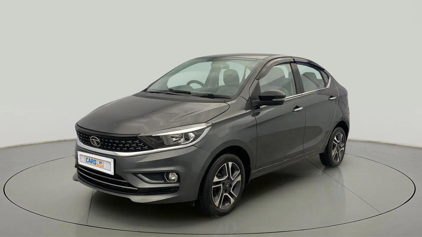 2021 Tata TIGOR XZ PLUS PETROL, Petrol, Manual, 50,500 km, Left Front Diagonal