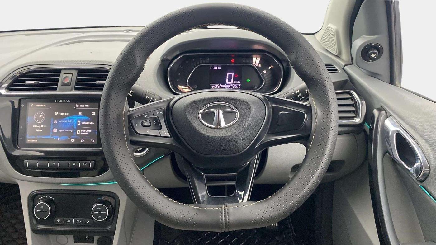 2021 Tata TIGOR XZ PLUS PETROL, Petrol, Manual, 50,500 km, Steering Wheel Close Up