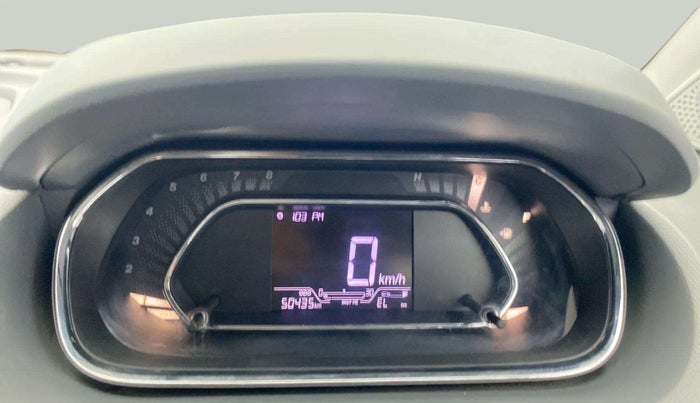 2021 Tata TIGOR XZ PLUS PETROL, Petrol, Manual, 50,494 km, Odometer Image