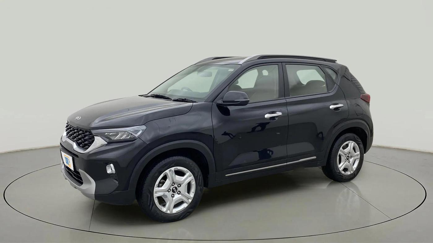 2021 KIA SONET HTX 1.0 IMT, Petrol, Manual, 32,503 km, Left Front Diagonal