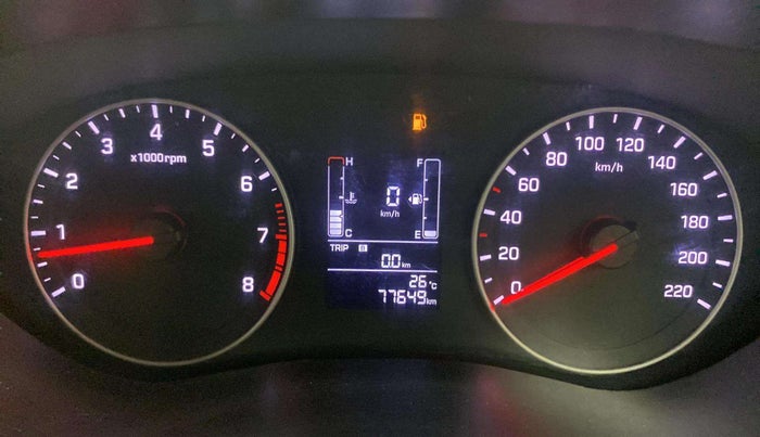 2018 Hyundai Elite i20 ASTA 1.2, Petrol, Manual, 77,618 km, Odometer Image