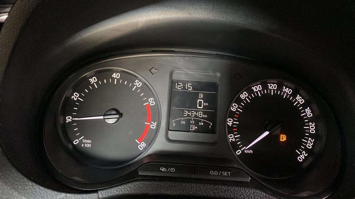 2021 Skoda Rapid STYLE TSI, Petrol, Manual, 34,710 km, Odometer Image
