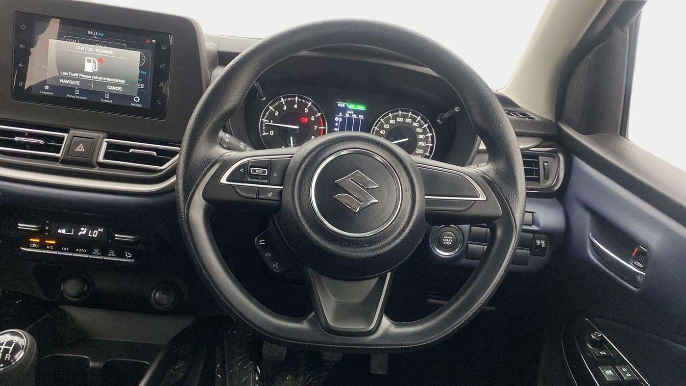 2024 Maruti Baleno  ZETA CNG 1.2L, CNG, Manual, 89 km, Steering Wheel Close Up