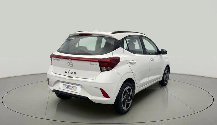 2023 Hyundai GRAND I10 NIOS SPORTZ 1.2 KAPPA VTVT CNG, CNG, Manual, 16,761 km, Right Back Diagonal