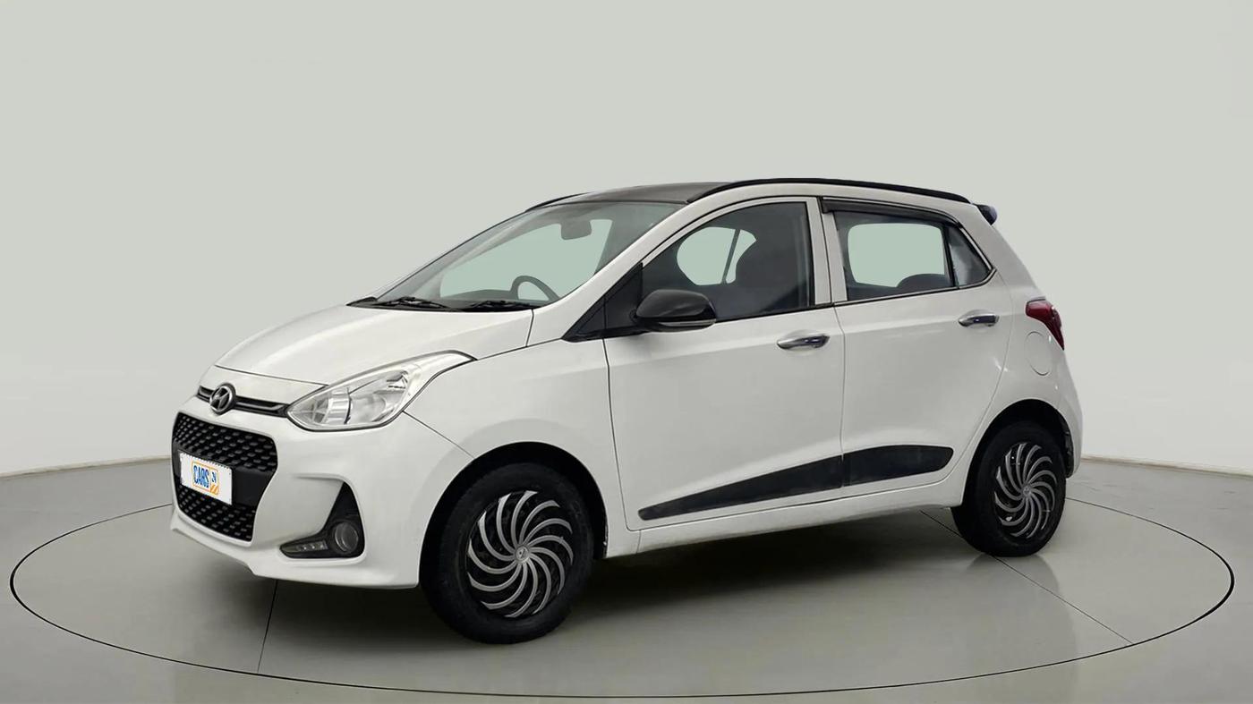 2018 Hyundai Grand i10 SPORTZ 1.2 KAPPA VTVT, CNG, Manual, 88,206 km, Left Front Diagonal