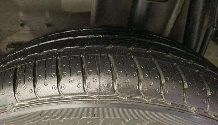 2019 Tata Tiago XZA PLUS PETROL, Petrol, Automatic, 37,974 km, Left Rear Tyre Tread