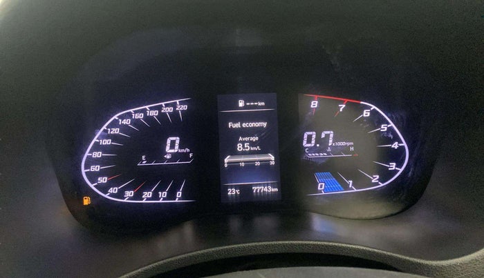 2021 Hyundai Verna SX 1.5 VTVT, Petrol, Manual, 77,754 km, Odometer Image