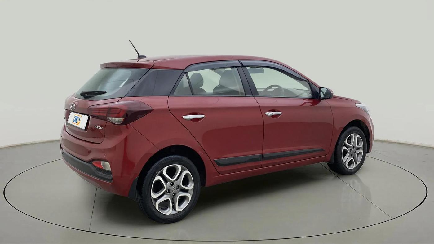 2019 Hyundai Elite i20 ASTA 1.2 (O), Petrol, Manual, 27,547 km, Right Back Diagonal
