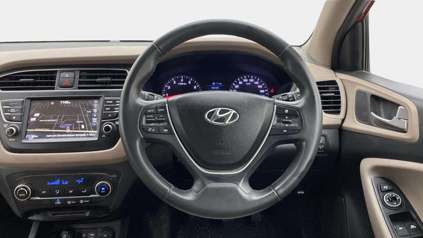 2019 Hyundai Elite i20 ASTA 1.2 (O), Petrol, Manual, 27,547 km, Steering Wheel Close Up