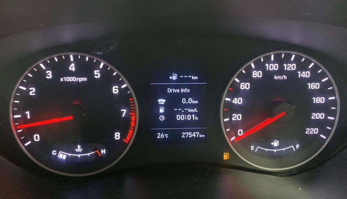 2019 Hyundai Elite i20 ASTA 1.2 (O), Petrol, Manual, 27,547 km, Odometer Image