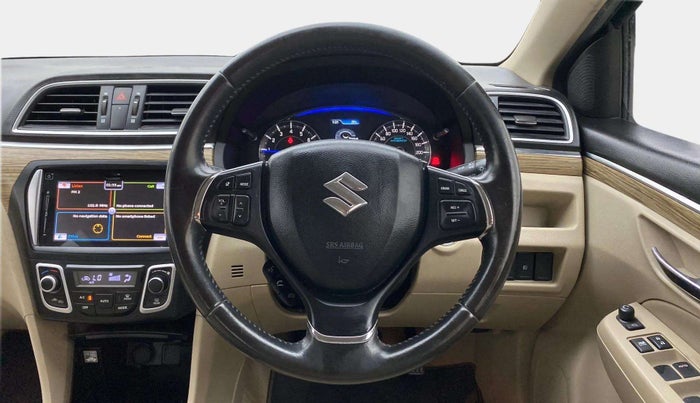2018 Maruti Ciaz ALPHA 1.5 SHVS PETROL, Petrol, Manual, 74,733 km, Steering Wheel Close Up