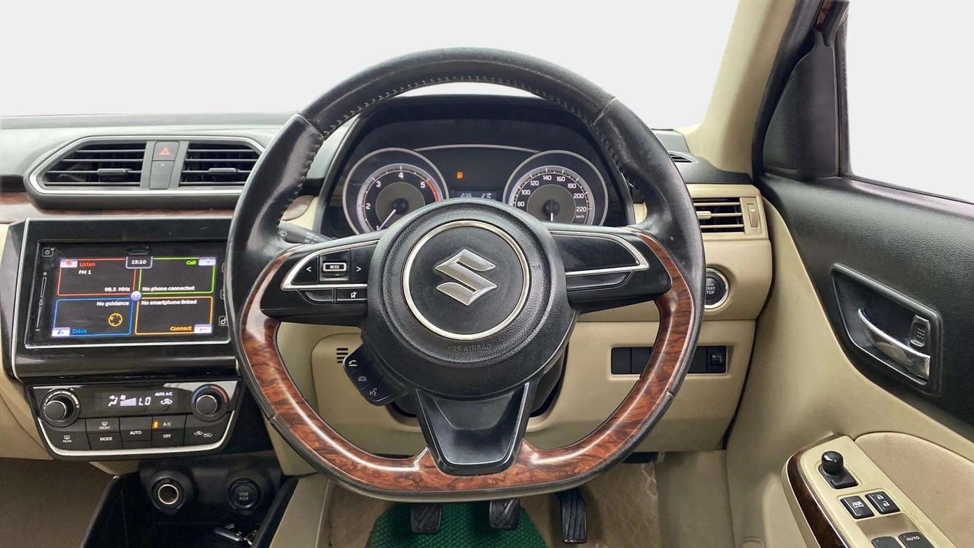 2018 Maruti Dzire ZDI PLUS, Diesel, Manual, 95,302 km, Steering Wheel Close Up