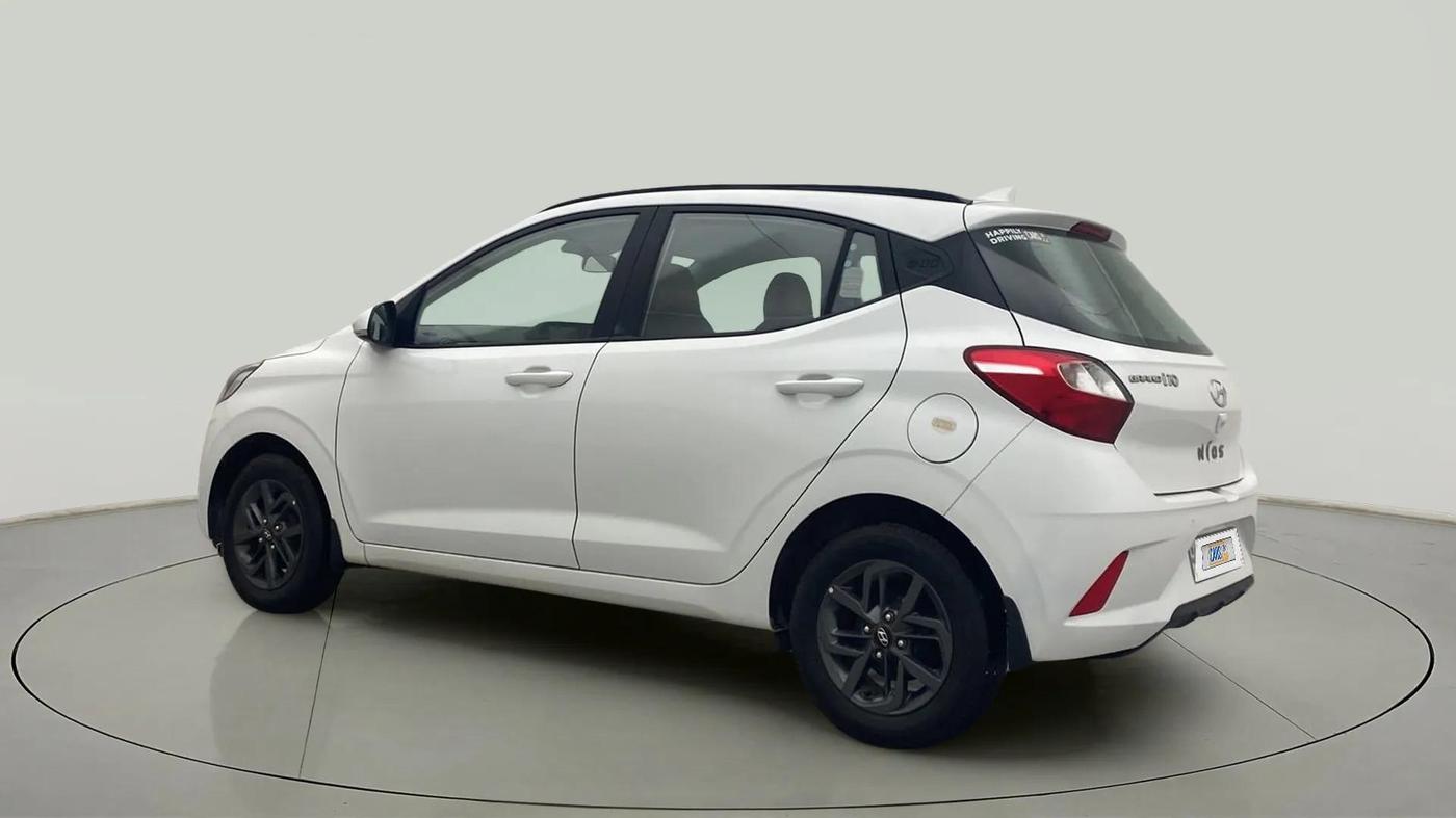 2020 Hyundai GRAND I10 NIOS SPORTZ AMT 1.2 KAPPA VTVT, Petrol, Automatic, 58,616 km, Left Back Diagonal