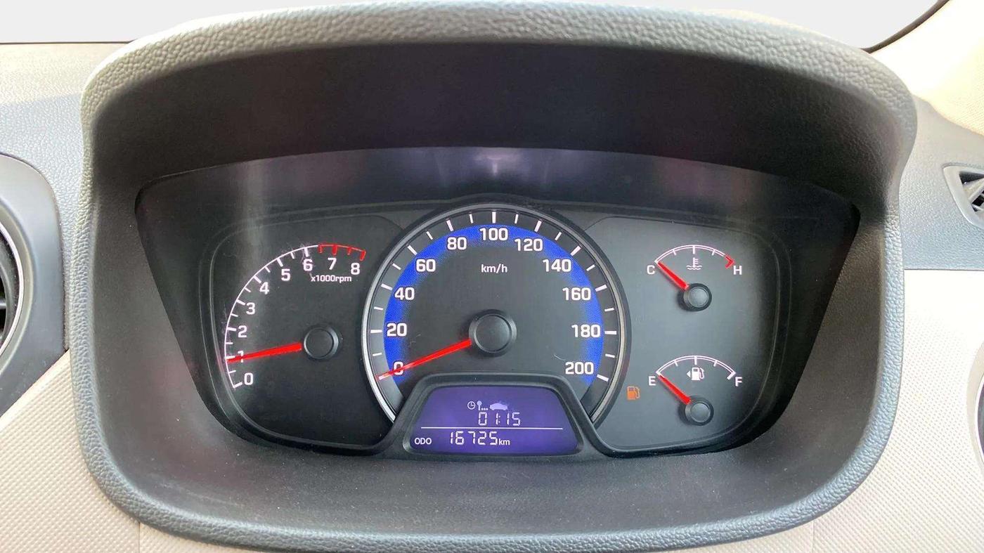 2016 Hyundai Xcent S 1.2, Petrol, Manual, 16,829 km, Odometer Image