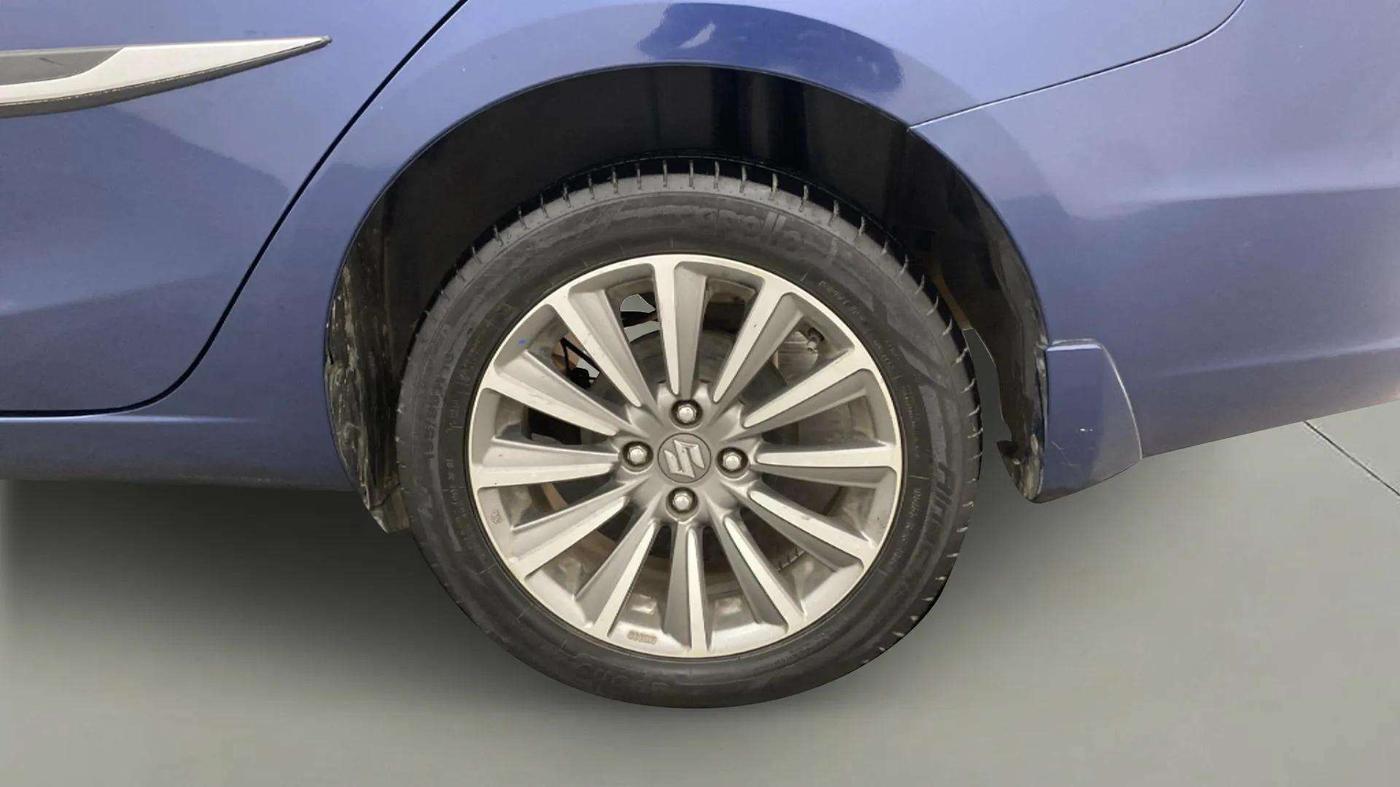 2018 Maruti Ciaz ALPHA  AT 1.5 SHVS PETROL, Petrol, Automatic, 58,264 km, Left Rear Wheel