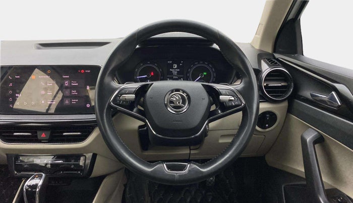 2022 Skoda SLAVIA AMBITION 1.0L TSI AT, Petrol, Automatic, 33,411 km, Steering Wheel Close Up