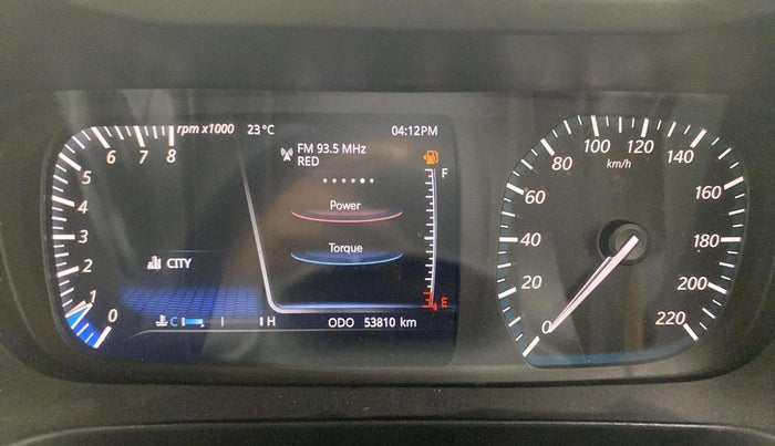 2020 Tata ALTROZ XZ PETROL, Petrol, Manual, 53,847 km, Odometer Image