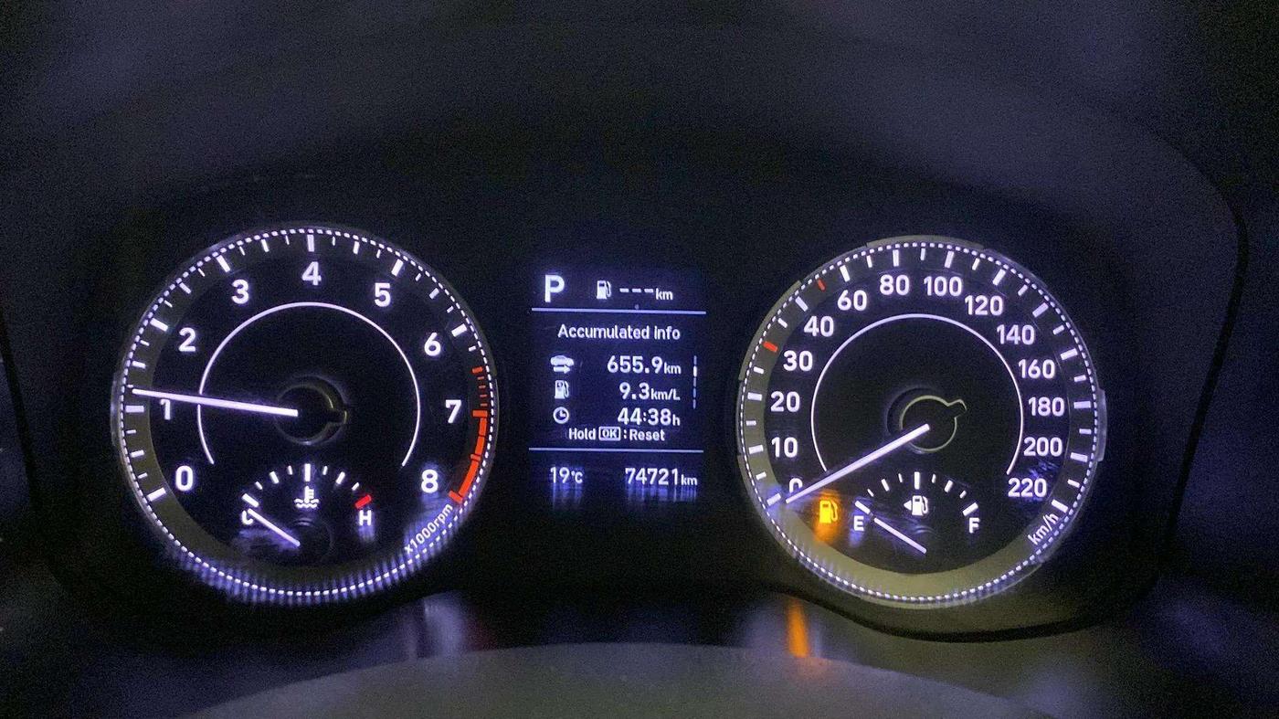 2019 Hyundai VENUE SX PLUS 1.0 TURBO DCT, Petrol, Automatic, 74,824 km, Odometer Image