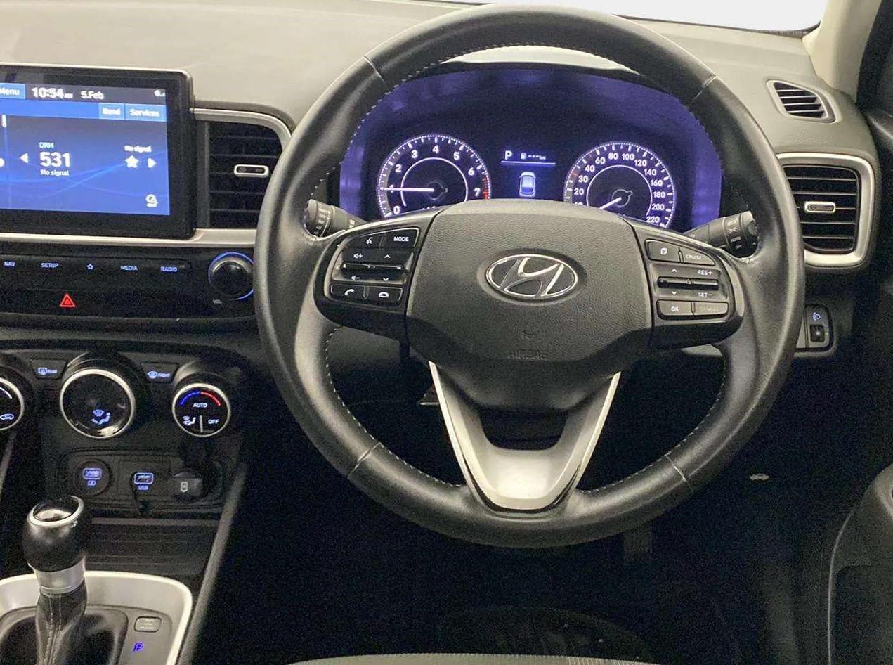 2019 Hyundai VENUE SX PLUS 1.0 TURBO DCT, Petrol, Automatic, 74,824 km, Steering Wheel Close Up