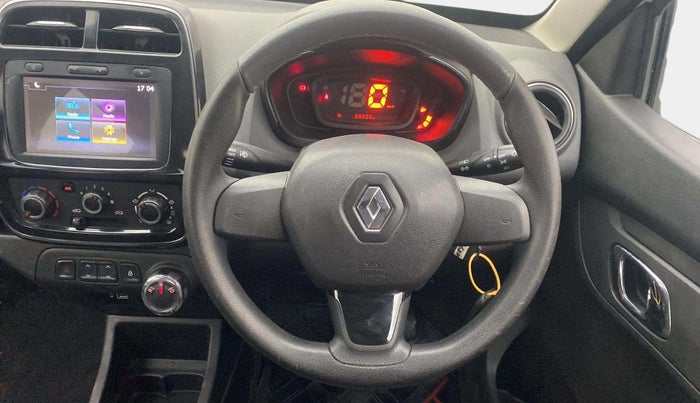 2019 Renault Kwid RXT 1.0 AMT (O), Petrol, Automatic, 38,195 km, Steering Wheel Close Up