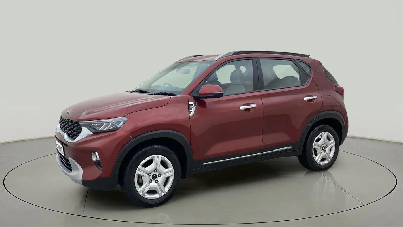 2020 KIA SONET HTX 1.0 IMT, Petrol, Manual, 38,704 km, Left Front Diagonal