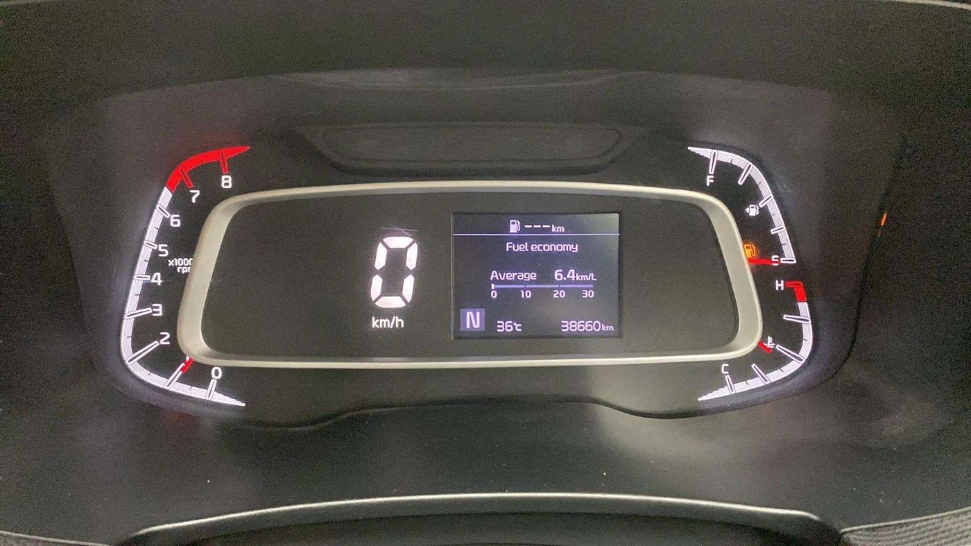 2020 KIA SONET HTX 1.0 IMT, Petrol, Manual, 38,704 km, Odometer Image