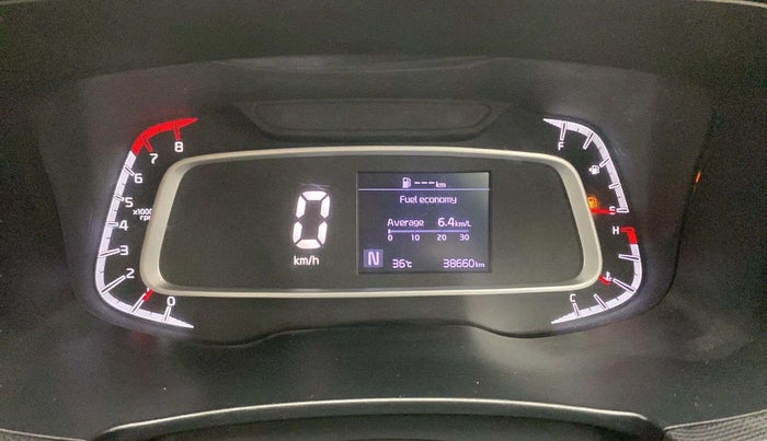 2020 KIA SONET HTX 1.0 IMT, Petrol, Manual, 38,704 km, Odometer Image