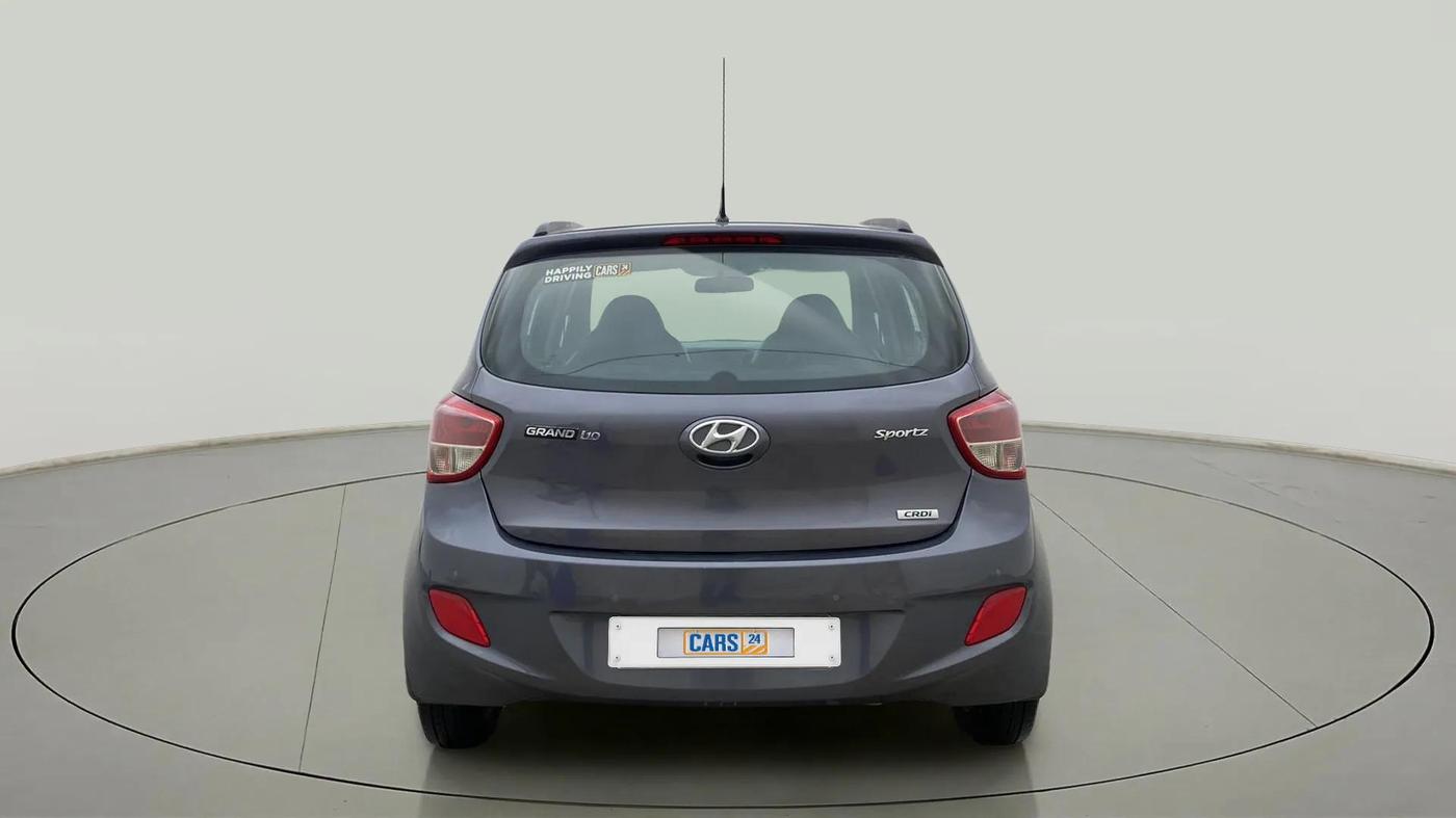 2016 Hyundai Grand i10 SPORTZ 1.1 CRDI, Diesel, Manual, 88,876 km, Back/Rear