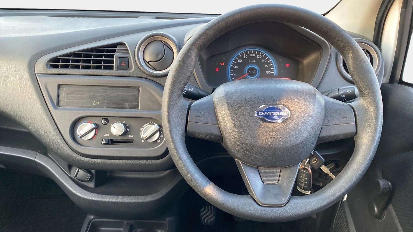 2019 Datsun Redi Go A, Petrol, Manual, 24,342 km, Steering Wheel Close Up
