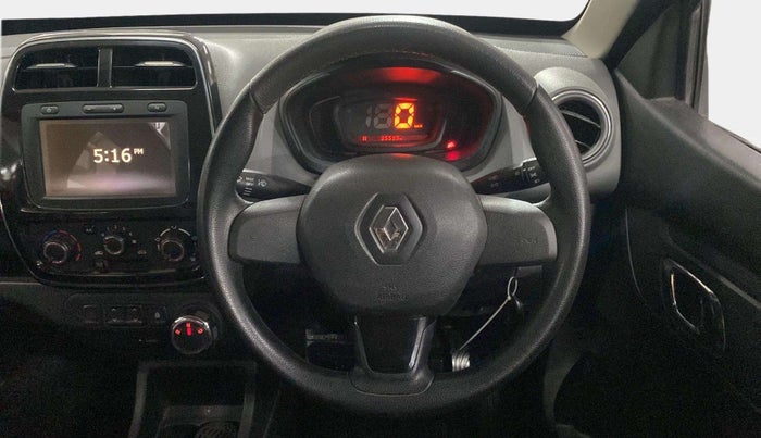 2019 Renault Kwid RXT 1.0 AMT (O), Petrol, Automatic, 35,620 km, Steering Wheel Close Up