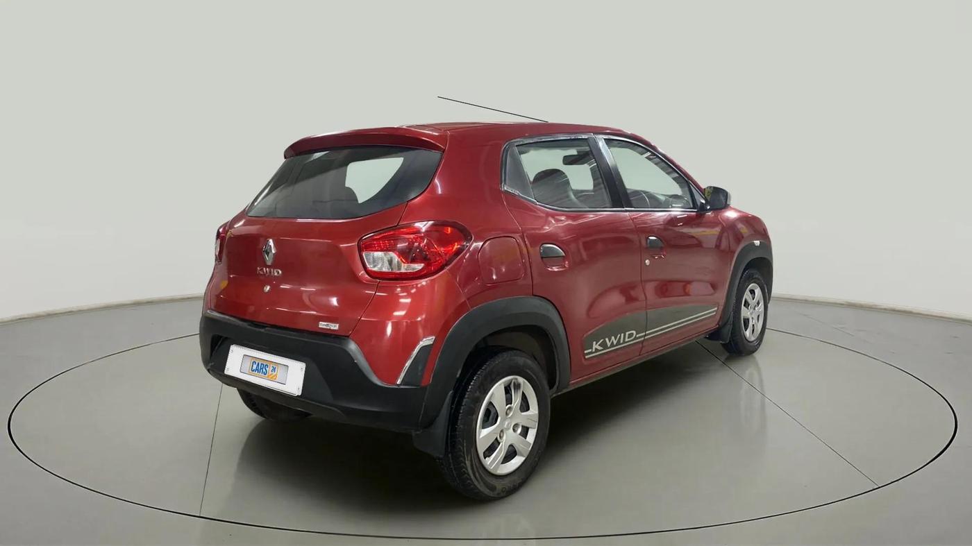 2019 Renault Kwid RXT 1.0 AMT (O), Petrol, Automatic, 35,788 km, Right Back Diagonal