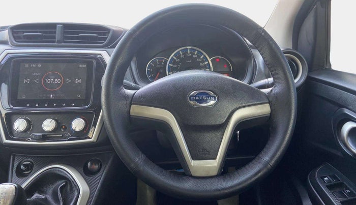 2018 Datsun Go T, Petrol, Manual, 84,983 km, Steering Wheel Close Up