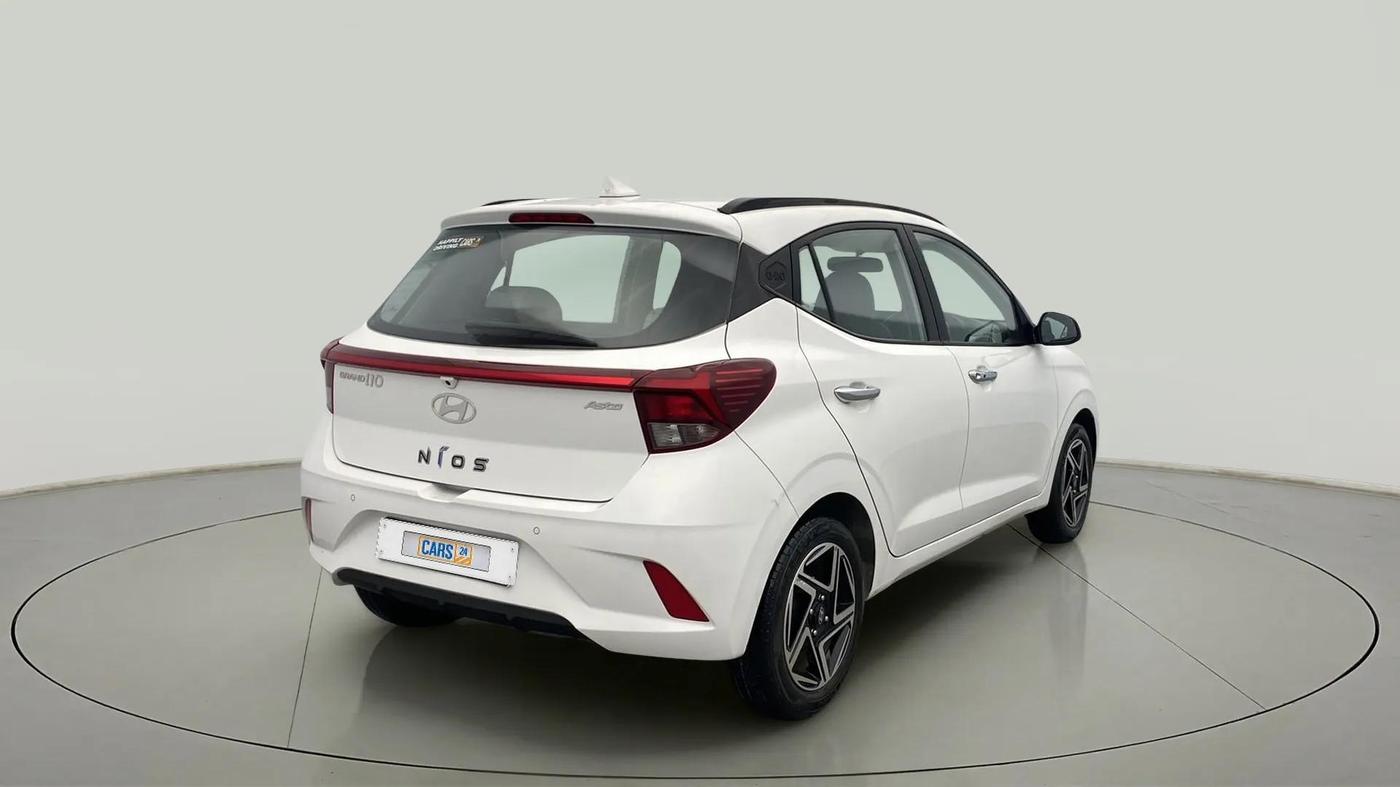 2023 Hyundai GRAND I10 NIOS ASTA 1.2 KAPPA VTVT, Petrol, Manual, 15,169 km, Right Back Diagonal
