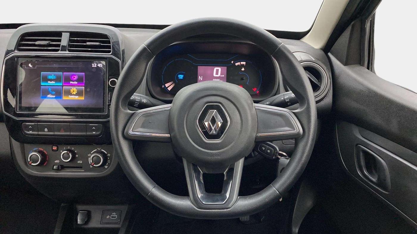 2022 Renault Kwid RXT 1.0 AMT, Petrol, Automatic, 10,316 km, Steering Wheel Close Up