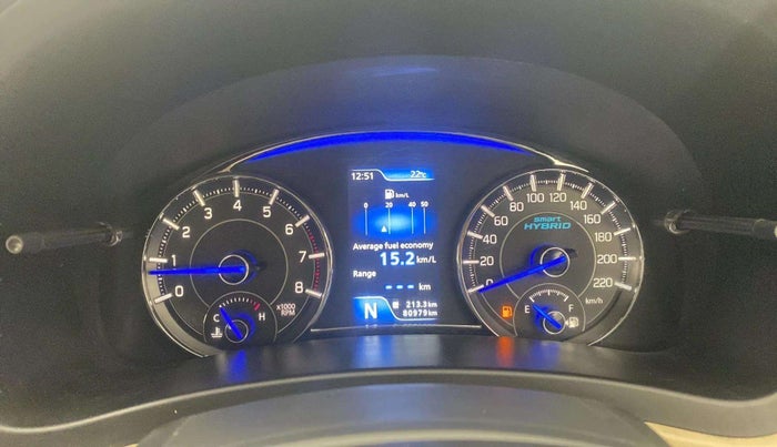 2018 Maruti Ciaz ALPHA  AT 1.5 SHVS PETROL, CNG, Automatic, 81,085 km, Odometer Image