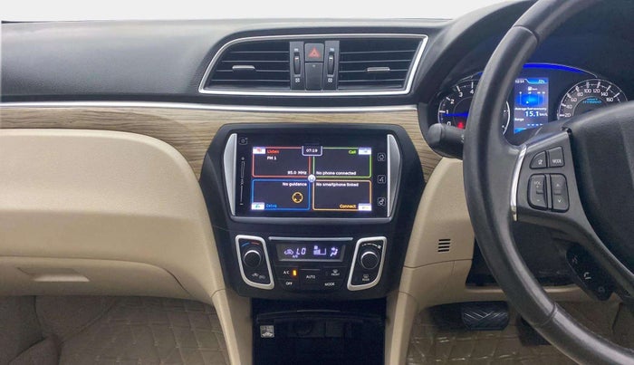 2018 Maruti Ciaz ALPHA  AT 1.5 SHVS PETROL, CNG, Automatic, 81,085 km, Air Conditioner