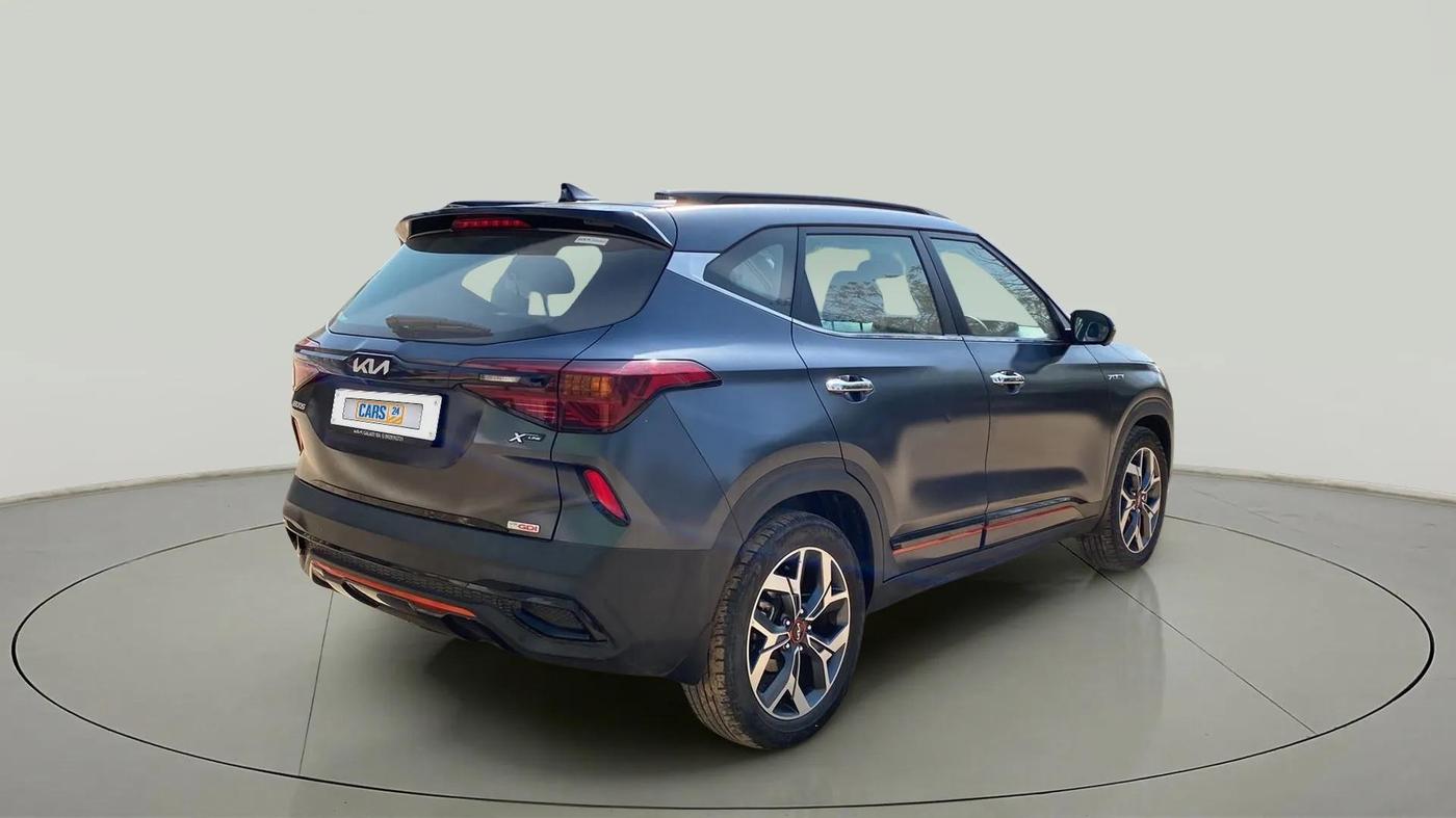 2023 KIA SELTOS X LINE 1.4 DCT, Petrol, Automatic, 17,538 km, Right Back Diagonal